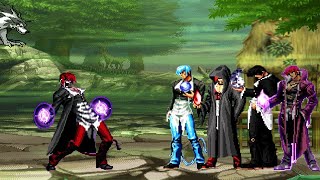 Infinite Mugen Gaming Orochi Yagami AD Vs Iori Yagami Team [upl. by Faythe]