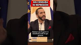 Bukele lo deja claro En El Salvador no se calla a nadie es un país libre elsalvador nayibbukele [upl. by Peppy]