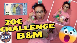 CHALLENGE 20€ BampM YASMINE EST DIFFICILE 😱 [upl. by Sauers90]