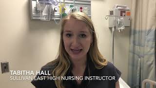 Sullivan East High cuts ribbon on nursing lab [upl. by Ylahtan]