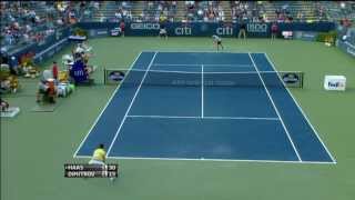 Grigor Dimitrov Hits Hot Shot In Washington 2013 [upl. by Ander522]