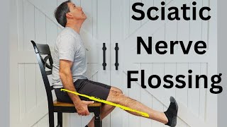 Sciatic Nerve Flossing Leg Pain Relieved [upl. by Orodisi757]