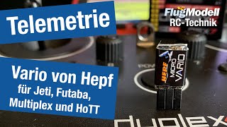 Test Mikro Vario von Hepf machts möglich – VarioTelemetrie für Jeti Multiplex Hott und Futaba [upl. by Anaicilef]