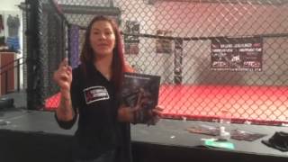 Cris cyborg thanks Renata Siffert for team cyborg support [upl. by Anitroc]