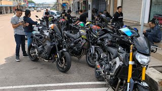 LAYAN CORNER PALOH BERSAMA MT09  YAMAHA MT09 V1 [upl. by Andri]