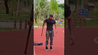 Fancy baseball bat highdifficulty movement training Very painful [upl. by Alphard]