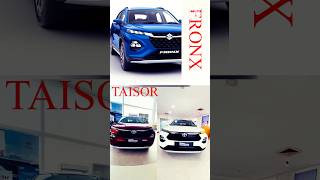 Fronx v Taisor 2024 fronx taisor toyotataisor [upl. by Eirellav]