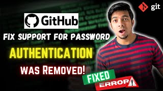 Support for password authentication was removed  FIXED [upl. by Trevorr817]