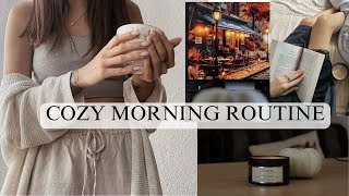 AUTUMN MORNING ROUTINE  healthy habits and cozy vibes [upl. by Arlynne]