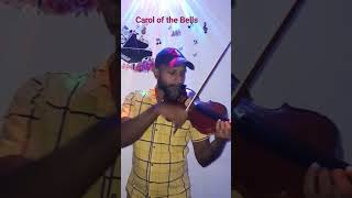 Carol of the Bellsviolin coverviolinytshortdarshana🎶 [upl. by Anyaj]