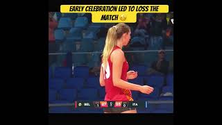 Unexpected volleyball moments volleyballworld viralshort sports volleyball reach foryou trend [upl. by Johansen]