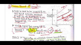 Algorithm Class 3 Asymptotic Notation Lower Bound Tight Bound Small oh and small omega [upl. by Nimajaneb486]