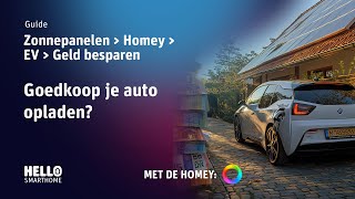 Guide Met zonnepanelen en de Homey je auto opladen [upl. by Itisahc]