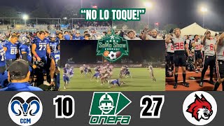 SoMoShow  VLOG  TEC CCM VS LINCES UVM  1027  LIGA MAYOR ONEFA quot 14 GRANDES [upl. by Aicirt]