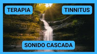 TINNITUS ✅ Sonido relajante de cascada ⛰️ y agua💧 para terapia de Tinnitus y Acúfenos TRT [upl. by Hannahsohs776]