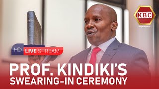 LIVE DP PROF KITHURE KINDIKI SWEARINGIN CEREMONY II 1st November 2024 II wwwkbccoke [upl. by Karie814]