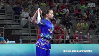 2016 China National Wushu Championship  Womens Broadsword  2nd Place  Wu Lingzhi  Zhejiang [upl. by Tirzah]