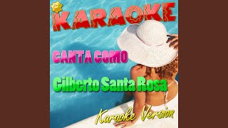 Sombra Loca Popularizado por Gilberto Santa Rosa Karaoke Version [upl. by Enitsud]