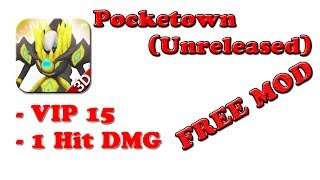 FREE Pocketown Ver 160 MOD APK  1 Hit Damage  VIP 15 [upl. by Singhal400]