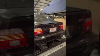 BMW E39 M5 with Supersprint Magnum Exhaust bmw e39m5 shorts supersprint [upl. by Ilehs]