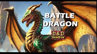 Battle Dragon Dungeons and Dragons Lore Draconomicon [upl. by Reinal]