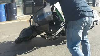 Brutal bike crash Dirtracks crash bar test on a KLR650 KLR 650 [upl. by Ajet]