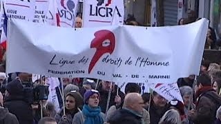 Les Français mobilisés contre le racisme [upl. by Dorita]