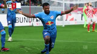 FC 24 Gameplay  FSV Mainz  RB Leipzig  Bundesliga  20242025 [upl. by Babbie]