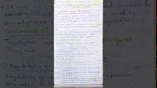 Tryptophan operon or trp operon Molecular biology bsczoology zoologynotes notes [upl. by Ailegra]