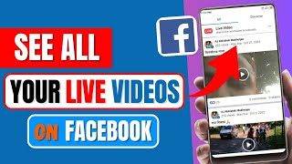 How To See My Old Live Videos On Facebook [upl. by Anabel976]