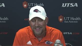 UTSA HC Jeff Traylor Weekly Press Conference 9224 [upl. by Seldon]