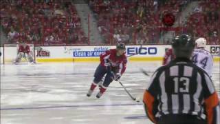 Nicklas Backstrom OT goal 41710 [upl. by Sholem]