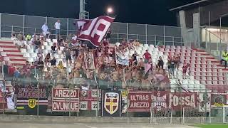 Ultras Arezzo in trasferta a Pesaro in Coppa Italia 202425 [upl. by Corydon]