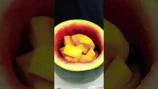 food fruit cooking watermelon recipe yellowwatermelon fruitcutting streetfood asmr [upl. by Edras64]