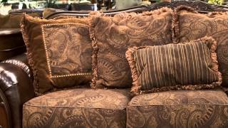 Ashley Fresco Antique Sofa and Loveseat Set [upl. by Rednasela]