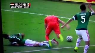 Robben hop amp flop v Mexico [upl. by Olbap]