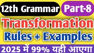 Transformation of Sentences  Active amp Passive voice in English Grammar rules amp Examples [upl. by Beverle]