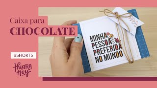 Como fazer caixa para chocolate Talento  Dia dos Namorados shorts [upl. by Modestia]