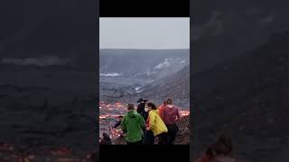 Lava flood in Iceland Geldingadalur Valley 21 [upl. by Bandur]