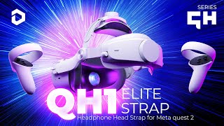 DESTEK QH1 Face PressureFree Headphones Head Strap for Meta  Oculus Quest 2 [upl. by Enilrad]