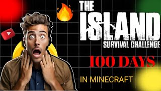 100 Days in Minecraft island Minecraft Survival island very big problem [upl. by Paris]