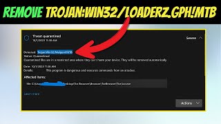 How to Remove TrojanWin32LoaderzGPHMTB [upl. by Itram258]