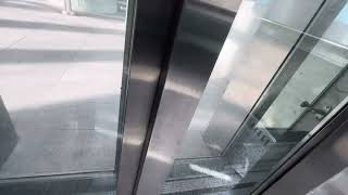 Fujitec Hydraulic Elevator at Lincoln Center Skytrain Station in Coquitlam BC [upl. by Quinn]