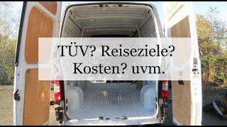 QampA Campervan Ausbau  Nachhaltigkeit Einrichtung Kosten TÜV uvm [upl. by Reta]