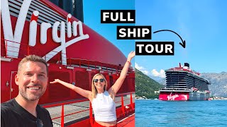 Cruising on Virgin Voyages Newest Ship  Resilient Lady Ship Tour [upl. by Poyssick]