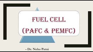 FUEL CELL PAFC amp PEMFC  Definition  reaction  principle  application [upl. by Akcirred217]