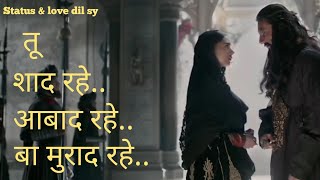 Ranveer Singh love dialog💔💔 In Padmavat  Tu Shad Rahe aabad Rahe [upl. by Glennie]