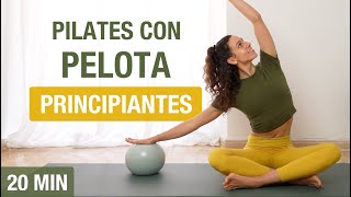 Pilates con Pelota Pequeña softball para PRINCIPIANTES 20 min [upl. by Remde]