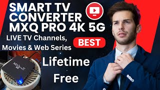 Smart TV Converter Android TV Box MXQ Pro 4K 5G 2GB 16GB Smart TV Box with Lifetime Free TV Channels [upl. by Besnard623]