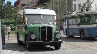 JEP 2024 Saurer car alpin tpf 307 1953 Fribourg environs 202409 [upl. by Almeida]